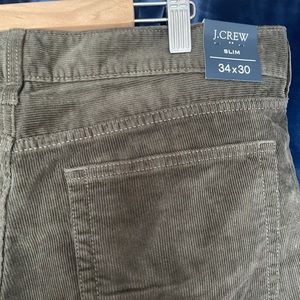J. Crew corduroy pants NWT
